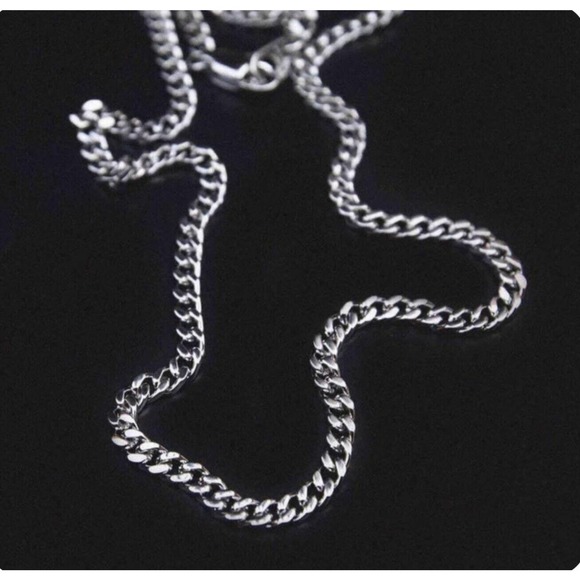 GLD Shop Micro Tennis Necklace (20”) in White Gold 14k White Gold Plated - Picture 3 of 5